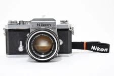4683 Nikon F Eye Level 50mm f 1.4 Film Single Lens Reflex Camera Operational Che