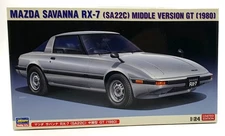 Hasegawa Kits 1/24 Scale 20635 - 1980 Mazda Savanna RX-7 (SA22C) MV GT - Silver