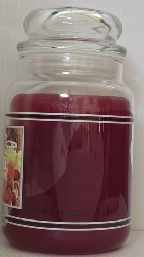 Yankee Candle- FRUIT PUNCH- Discontinued. BLACK BAND. Housewarmer. RARE. New - Picture 2 of 8