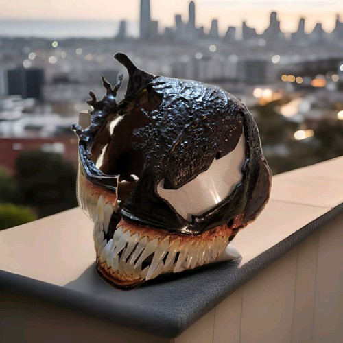 Venom Spiderman 3 Cosplay Alien Symbiont Halbmaske - Bild 2 von 22