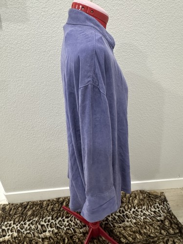 Tianello By Steve Barraza Tunic Top Shirt Sz Large Women’s Purple Made USA - Picture 3 of 8
