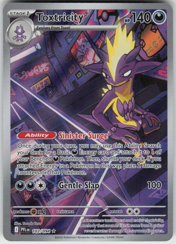 Toxtricity 103/094 Illustration Rare Phantasmal Flames Near Mint
