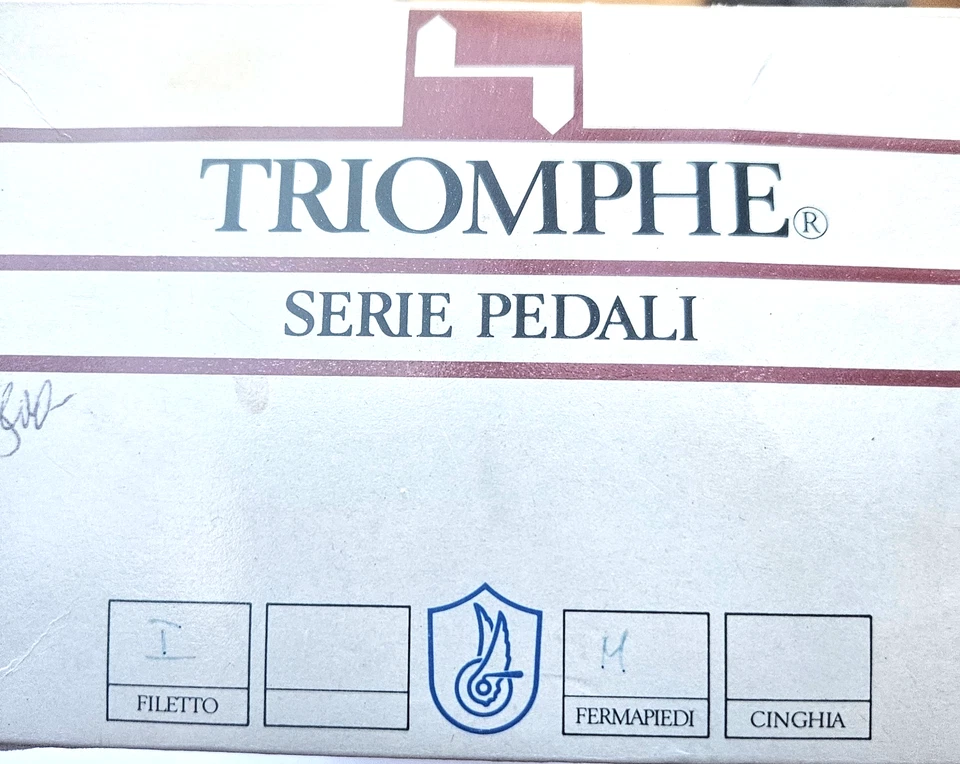 Pedales de carretera CAMPAGNOLO Triomphe, modelo 905, clips Campy, nuevos en caja Foto 3 de 4