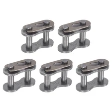 5Pcs #50 Chain Connector Link Roller 5/8" Pitch Carbon Steel for 10A Chain
