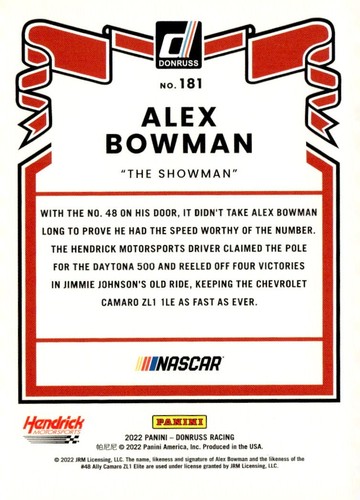 2022 Panini Donruss Racing base cards - PYC - Pick from list - Picture 281 of 313