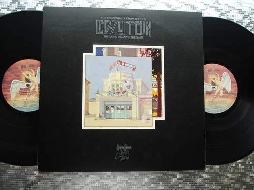 Led Zeppelin ~  The Song Remains The Same ~ IMPORT  LP Swan Song P 4607