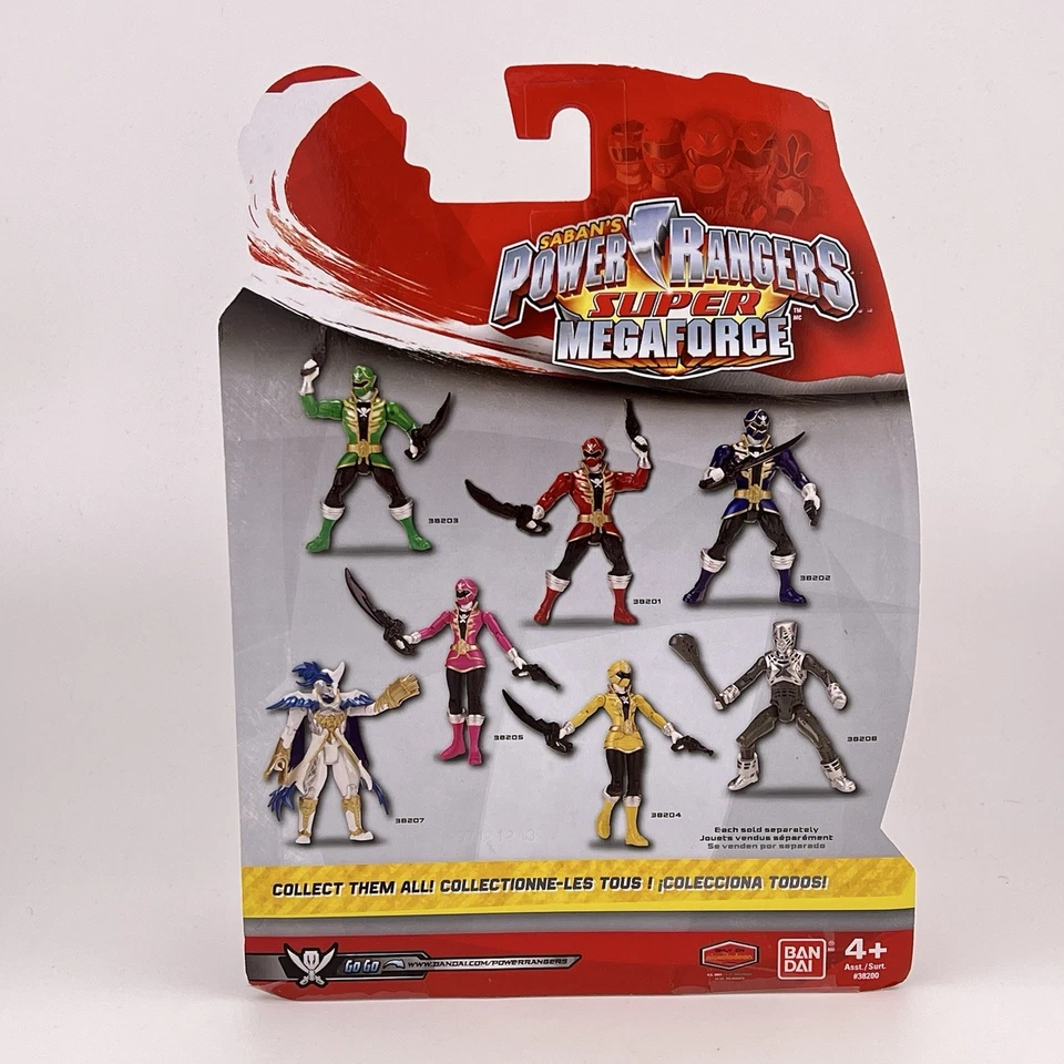 Figura de héroe de acción Power Rangers Super Megaforce Yellow Ranger Bandai vendedor de EE. UU. Foto 3 de 4
