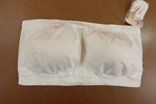 Truekind Womens Size 3XL White Convertible Strapless Bandeau Bra NWT