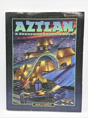 Shadowrun Aztlan A Shadowrun RPG Sourcebook by FASA Corp Staff 7213 Fold Out Map