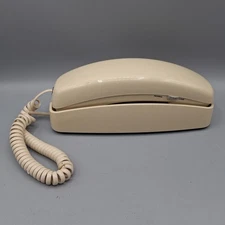 AT&T Trimline 210 Corded Phone Light Beige Wall Desk Telephone - Tested/Works