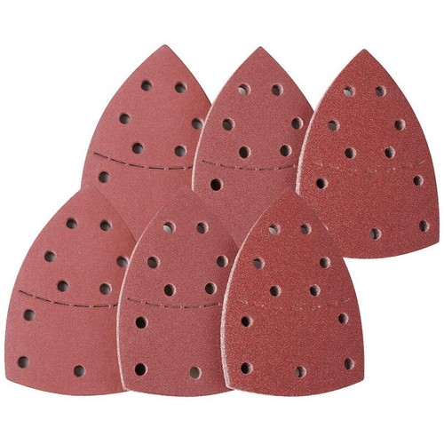 60pcs Sandpaper Pads Detail Palm Sander Mouse Sanding Sheets For Bosch PSM 100A - Picture 12 of 12