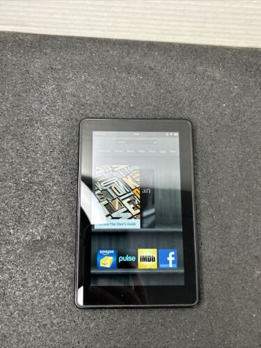 WORKS! Amazon Kindle Fire 1st Gen 7" Screen Wi-Fi Black Model DO1400 - Picture 4 of 6