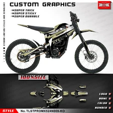 Custom Sticker Complete Wrap Design for TALARIA STING MX5 PRO Dirt eBike Restyle