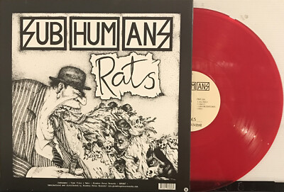 The Subhumans - Time Flies + Rats LP 2023 Pirates Press