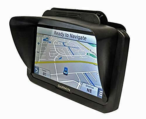 7" Clip-on Visor Sun Shade Sunshade For Rand McNally Good Sam RVND 7735 LM GPS - Picture 5 of 6