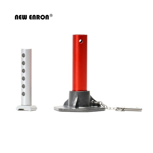Strumento di riparazione supporto jack in metallo regolabile in altezza 61-89 mm 1/10 per SCX10 90046 D90 - Foto 16 di 21
