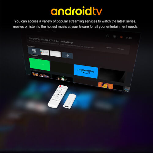 Android 14.0 TV Stick 4K Smart TV Box BT5.0 Allwinner H313 Quad Core (2 GB 8 GB) - Zdjęcie 10 z 11