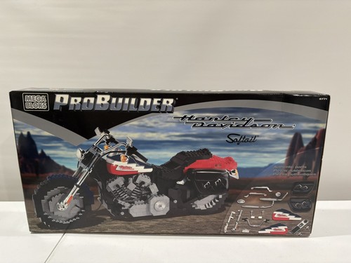 MEGA BLOKS-Harley Davidson-Pro Builder Softail 9771-New In A Sealed Box - Picture 2 of 6