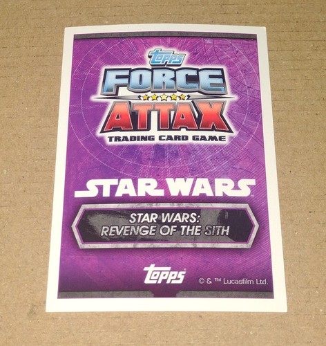 TOPPS STAR WARS FORCE ATTAX UNIVERSE tcg card - Revenge of the Sith L43 - Picture 2 of 2
