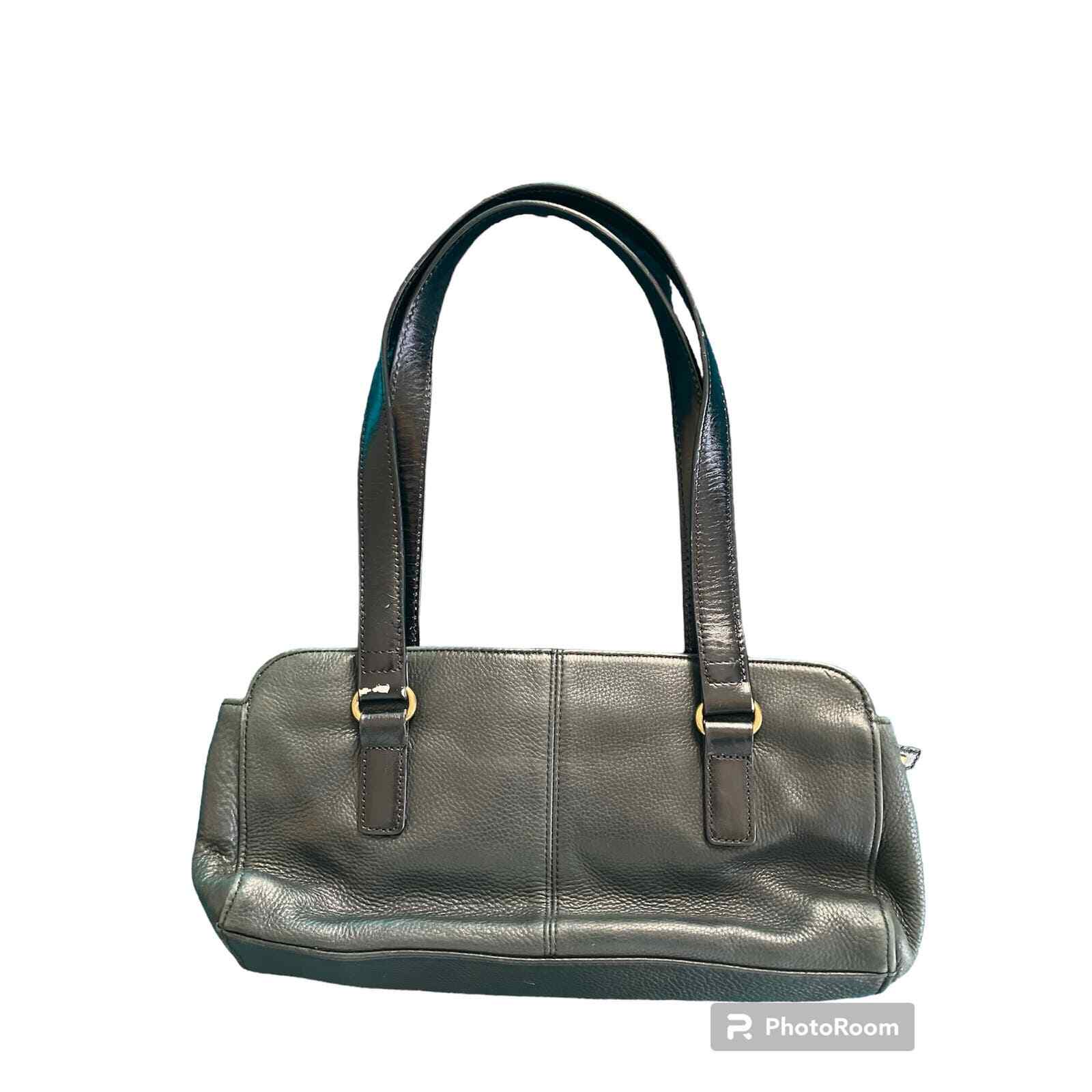 Fossil 54 Multi Textured Leather Rectangle Satche… - image 2