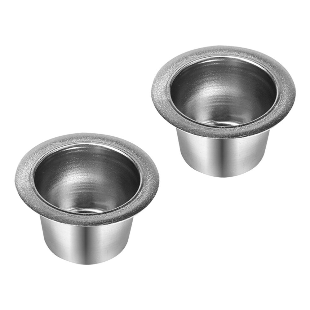 2 Pcs Refillable Tea Filter Coffee Filters Basket Cups Reusable Coffee