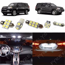 12x White LED lights interior package kit for 2003-2014 Toyota 4Runner T41W