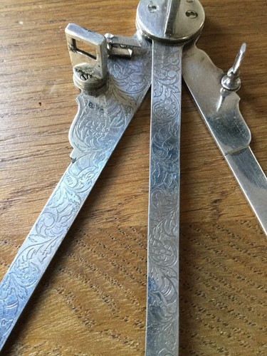 RARE ANTIQUE SOLID SILVER SEXTON BIRMINGHAM 1836 - Picture 2 of 9