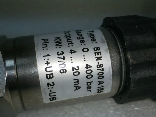 Kobold SEN-8700 A155 Pressure Transmitter,0..400bar,4..20mA,Unused_,4766 - Picture 3 of 10