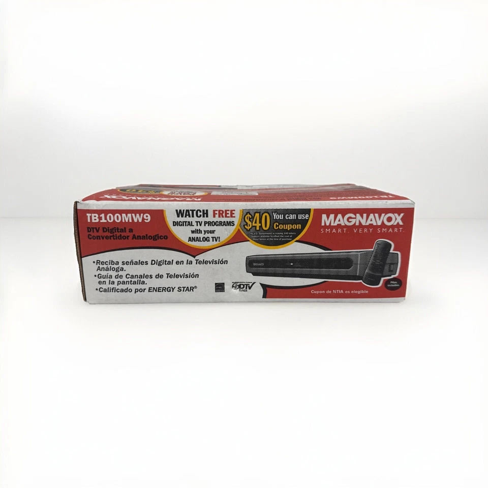 Magnavox TB100MW9 DTV Digital To Analog Converter NEW SEALED - Image 3 of 4