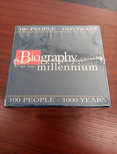 A&E Biography of the Millennium, 100 People 100 Years, 4-Tapes VHS Set - NEW - Picture 6 of 6
