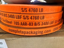 4 ROLLS (2400 ft) TexSteel 1-1/4" Cord Straps 105 AAR-83 B/S 3400 LBF SS 4760 LB