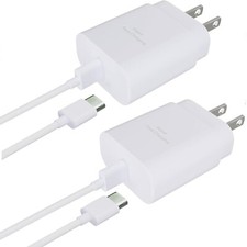 USB C Wall Charger,2-Pack PD 25W Super Fast Charger Whit USB C Fast Charging ...