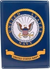 Navy, Flag Wall Sign Plaque - Vintage Tin Sign Metal Poster - Wall Décor