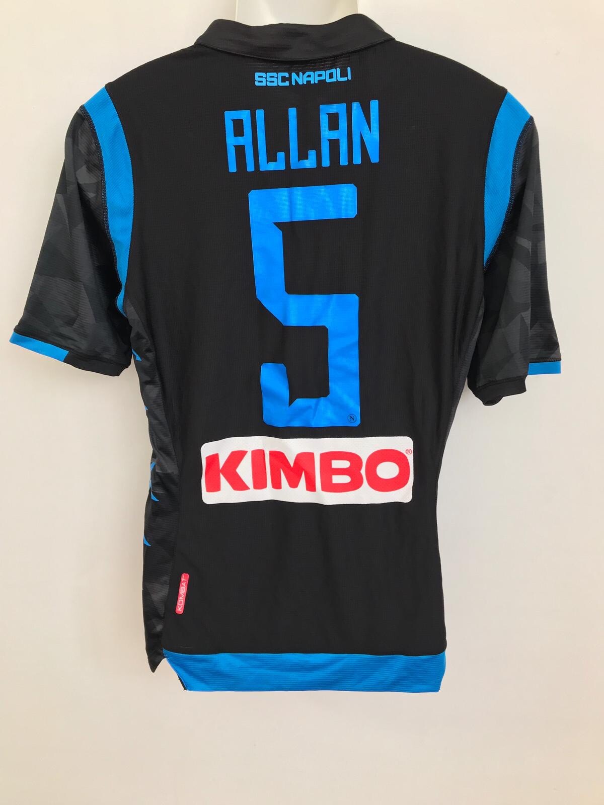 Maglia Napoli Allan Shirt Match Worn Issued Indossata Preparata Talla L Maglia Napoli Allan Shirt Match Worn Issued Indossata Preparata Talla L