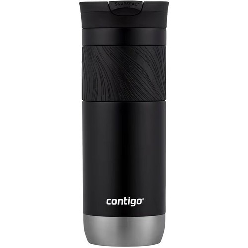 Contigo 20 oz. Byron 2.0 SnapSeal Insulated Stainless Steel Travel Mug, Licorice - Bild 1 von 6