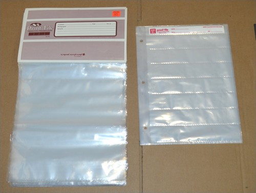 "NEW" Vintage Print File Archival Negative Preservers 20 count 35-7A + 14 more