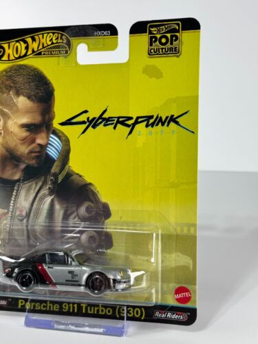 Hot Wheels 2024 Premium Pop Culture "Cyberpunk 2077" Porsche 911 Turbo (930) - Picture 3 of 5
