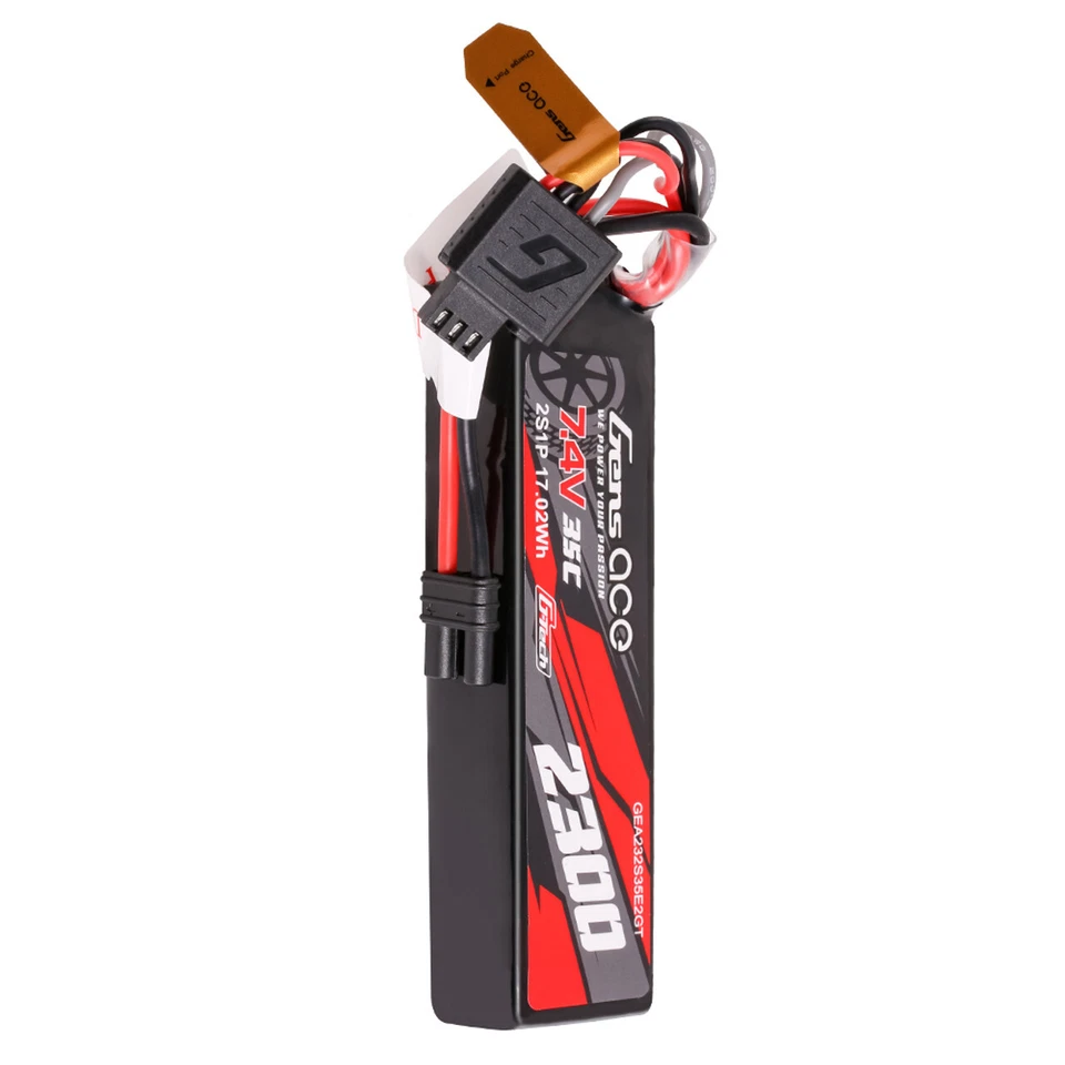 2X Gens Ace 2300mAh 2S 35C 7.4V G-Tech Lipo Battery IEC2 For Arrma Grom Series - Image 4 of 4