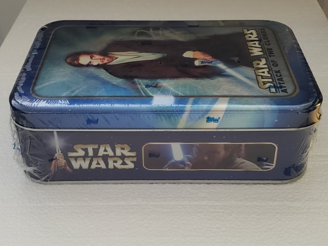 2002 Topps Star Wars Attack of Clones Trading Card Tin