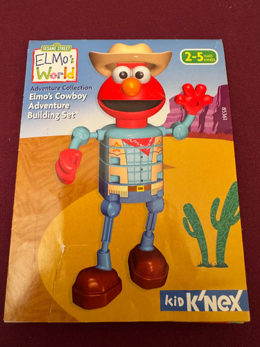 Kid K’NEX Sesame Street Building Set Figurine Elmo's Cowboy Adventure Set - Picture 3 of 6