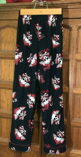 JOE BOXER It's Good To Be Bad Skeleton Pajama Pant Black Polyester Kids L 10-12 - Picture 5 of 8