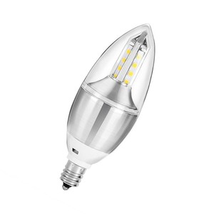 Rother 4w Filament LED C37 Candle Light Bulb E14 6500k Daylight Cool White Lamp