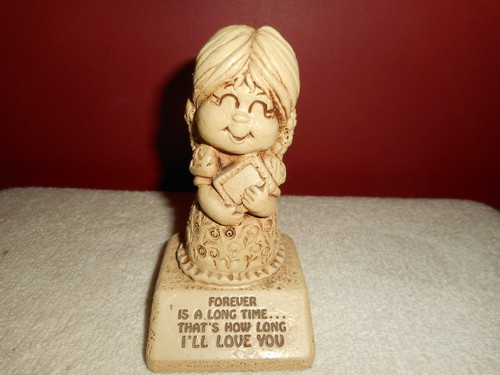 1975 PAULA Sculpture Forever Is A Long Time Thats How Long I'll Love You - Picture 9 of 9