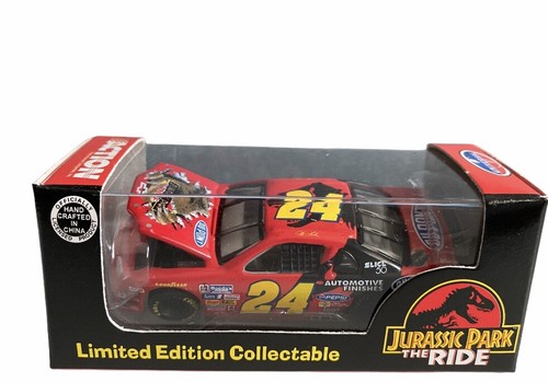 1997 Jurassic Park the Ride Promo Jeff Gordon 1:64 Scale Die Cast Car, Rare - Picture 2 of 5