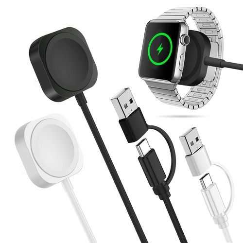 3.3ft USB Przenośny zegarek Ładowarka Kabel ładujący do Apple Watch Ultra 10 9 8 7 6 5 4 - Zdjęcie 3 z 11