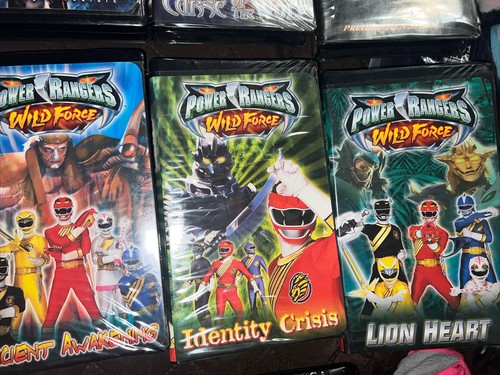 Power Ranger Lot Of 9 Vintage VHS Tapes Mighty Morphin Wild Force Dino - Picture 5 of 12