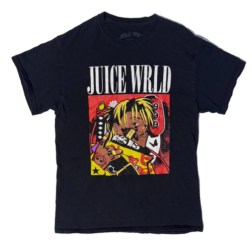 Juice WRLD 999 T-Shirt schwarz Grafik - M Goodie zwei Ärmel