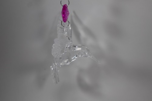 B3 9" rainbow hummingbird CRYSTAL EXPRESSIONS Ornament Ganz acry-975 - Picture 3 of 7