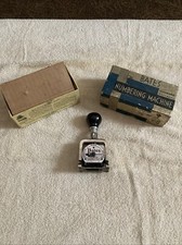 Bates Multiple Movement Five Wheel Numbering Machine Type-E Re-Inkable