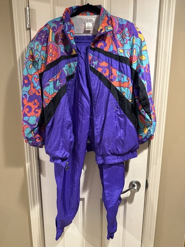 Vintage Adolfo Sport Womens Track Suit Size L
